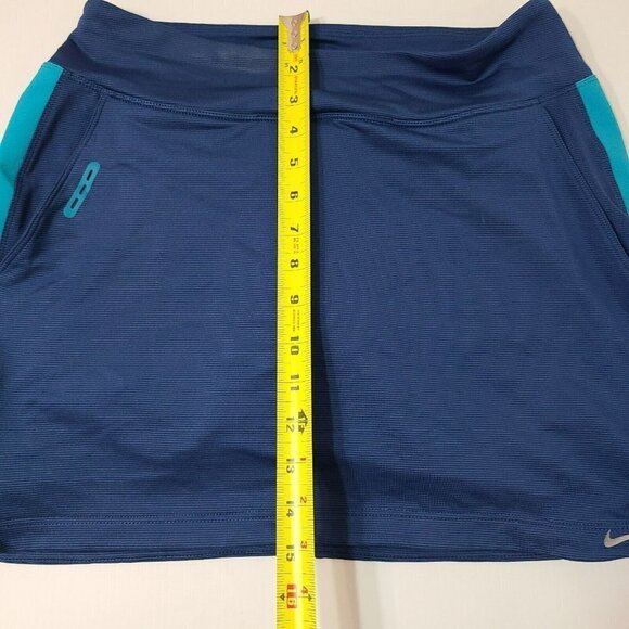 Nike Skort Skirt Size Small Womens Blue Teal Golf Running Tennis - Picture 4 of 5